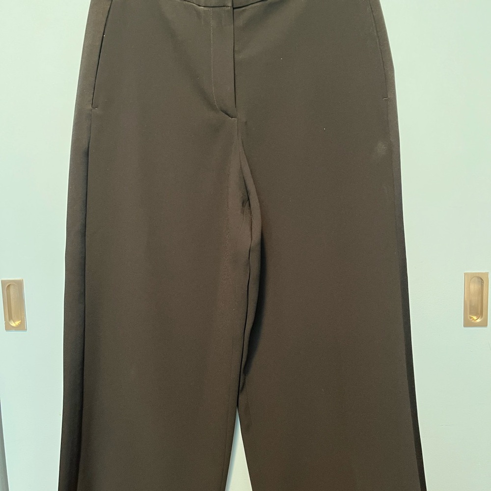 Black Wide-Leg Trousers